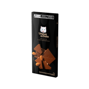 Tablete Língua de Gato ao Leite com Amêndoas 90g