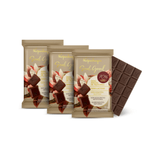 Kit Tablete 70% Cacau com Nibs  Soul Good 30G - 3 Un