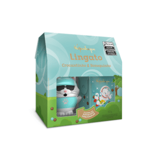 Crocantinho 50g com Bonequinho Lingato Boné Colecionável