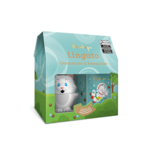 Crocantinho 50g com Bonequinho Lingato Colecionável